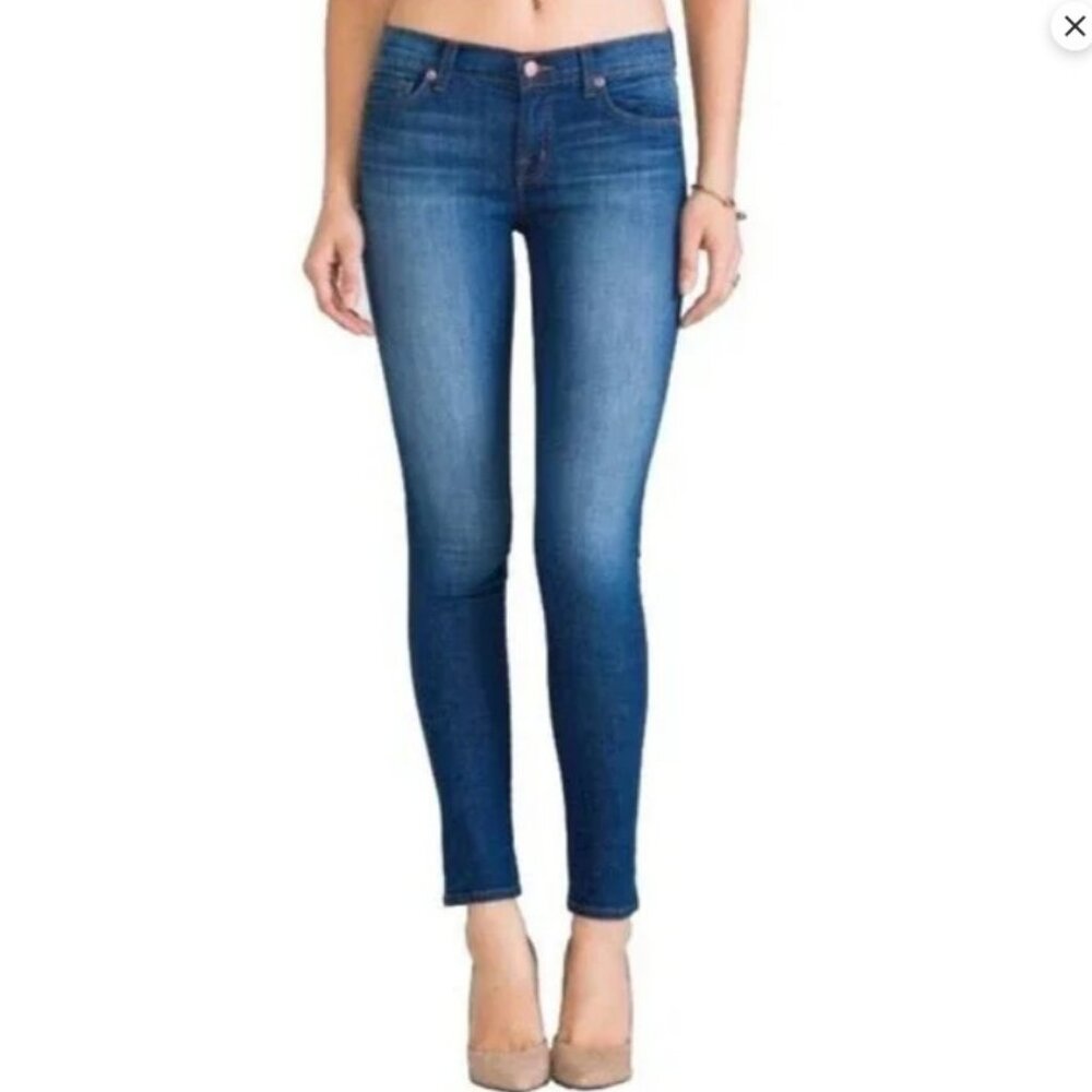 2/$30 J Brand Skinny Leg Karma Low Rise Stretch Jeans Size 25 #2023